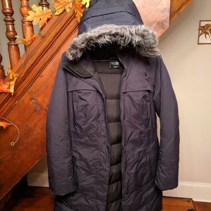 North face down parka, women's M